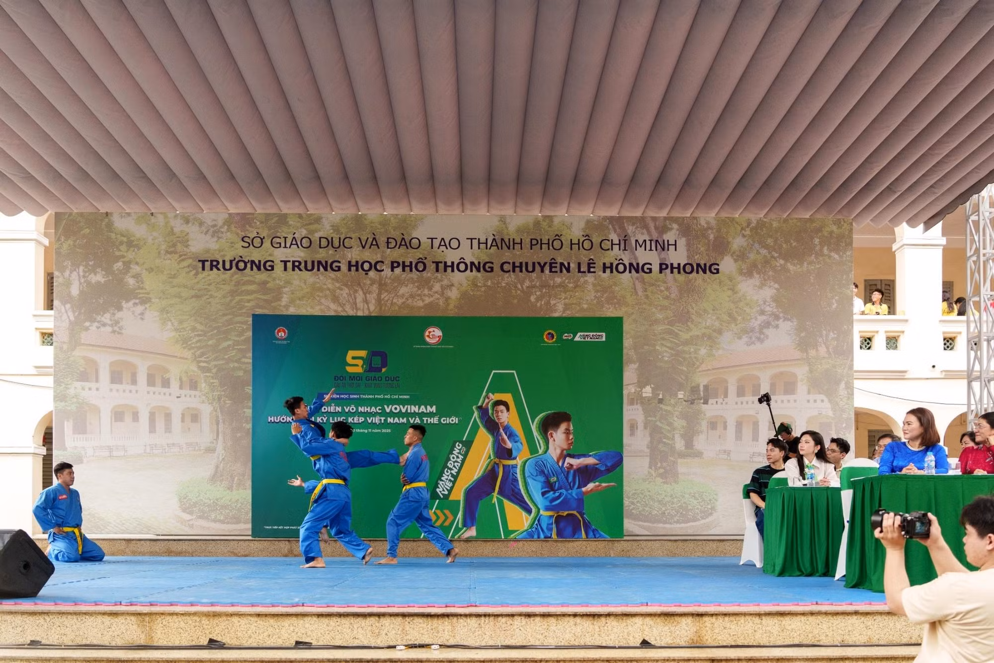 Sở GD&ĐT TP Hồ Chí Minh, Liên đoàn Vovinam Việt Nam, Nestlé MILO cùng dàn sao Việt tiếp sức học sinh trước kỷ lục đồng diễn Vovinam -0