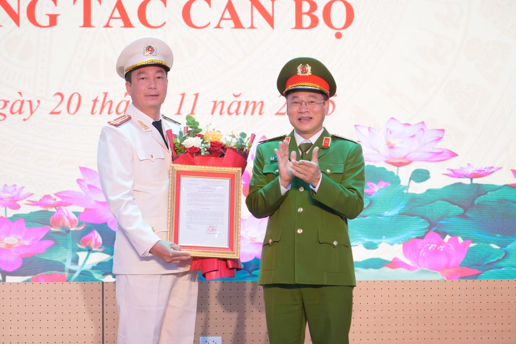 Công bố bổ nhiệm Phó Cục trưởng Cục Cảnh sát điều tra tội phạm về ma túy -0