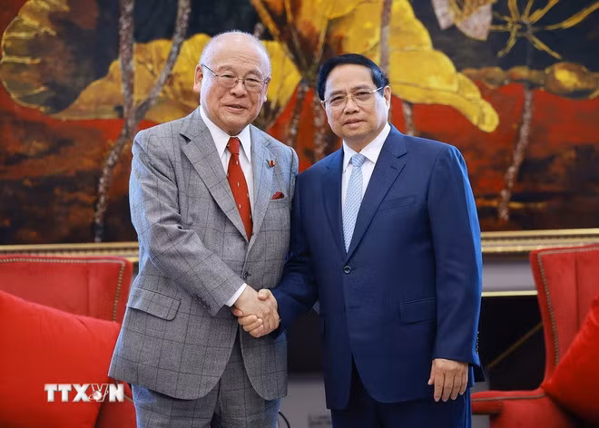 Thủ tướng tiếp lãnh đạo các tỉnh của Nhật Bản dự Diễn đàn hợp tác địa phương Việt-Nhật -0