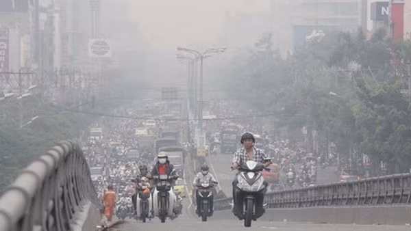 Ô nhiễm không khí ở mức cao trong 10 ngày tới tại Hà Nội và các tỉnh lân cận