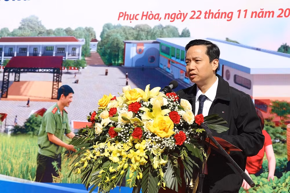 Cụm thi đua số 1 khởi công xây dựng Trường mầm non Phục Hòa, Cao Bằngd -0