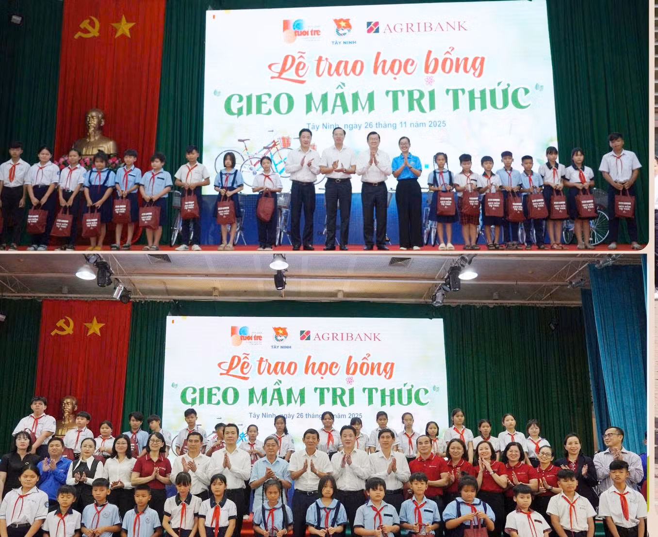 Thêm 200 học sinh có hoàn cảnh khó khăn tại tỉnh Tây Ninh được nhận học bổng “Gieo mầm tri thức” -0
