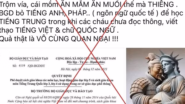 Bộ GD&ĐT đề nghị điều tra thông tin xuyên tạc việc phê duyệt SGK