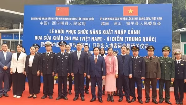 Khôi phục xuất nhập cảnh qua cửa khẩu Chi Ma - Ái Điểm
