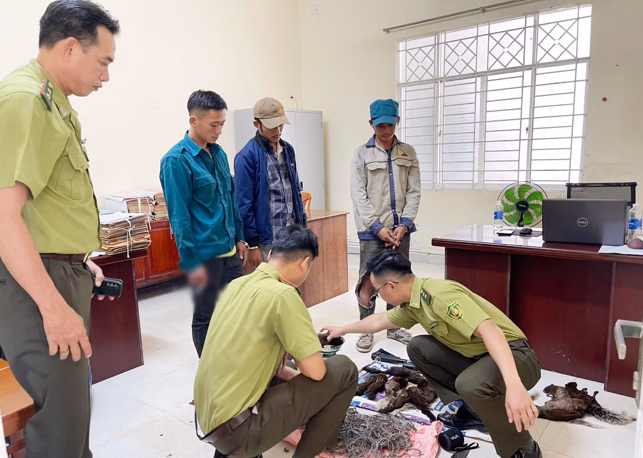 Bắt quả tang nhóm đối tượng săn, bắn thú rừng ở Phú Quốc -0