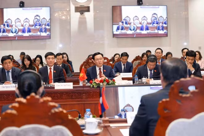 Quốc hội Việt Nam-Lào cần xây dựng thể chế, pháp luật để cùng nhau tạo đột phá -0
