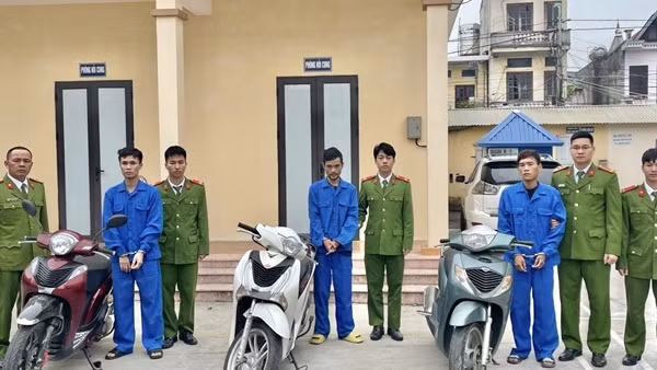 Nhóm đối tượng nhiều tiền án chuyên "nhảy" xe SH