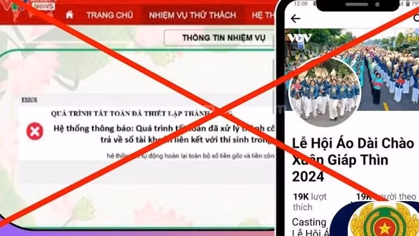 Lập website giả VTV, tuyển thi áo dài để lừa đảo