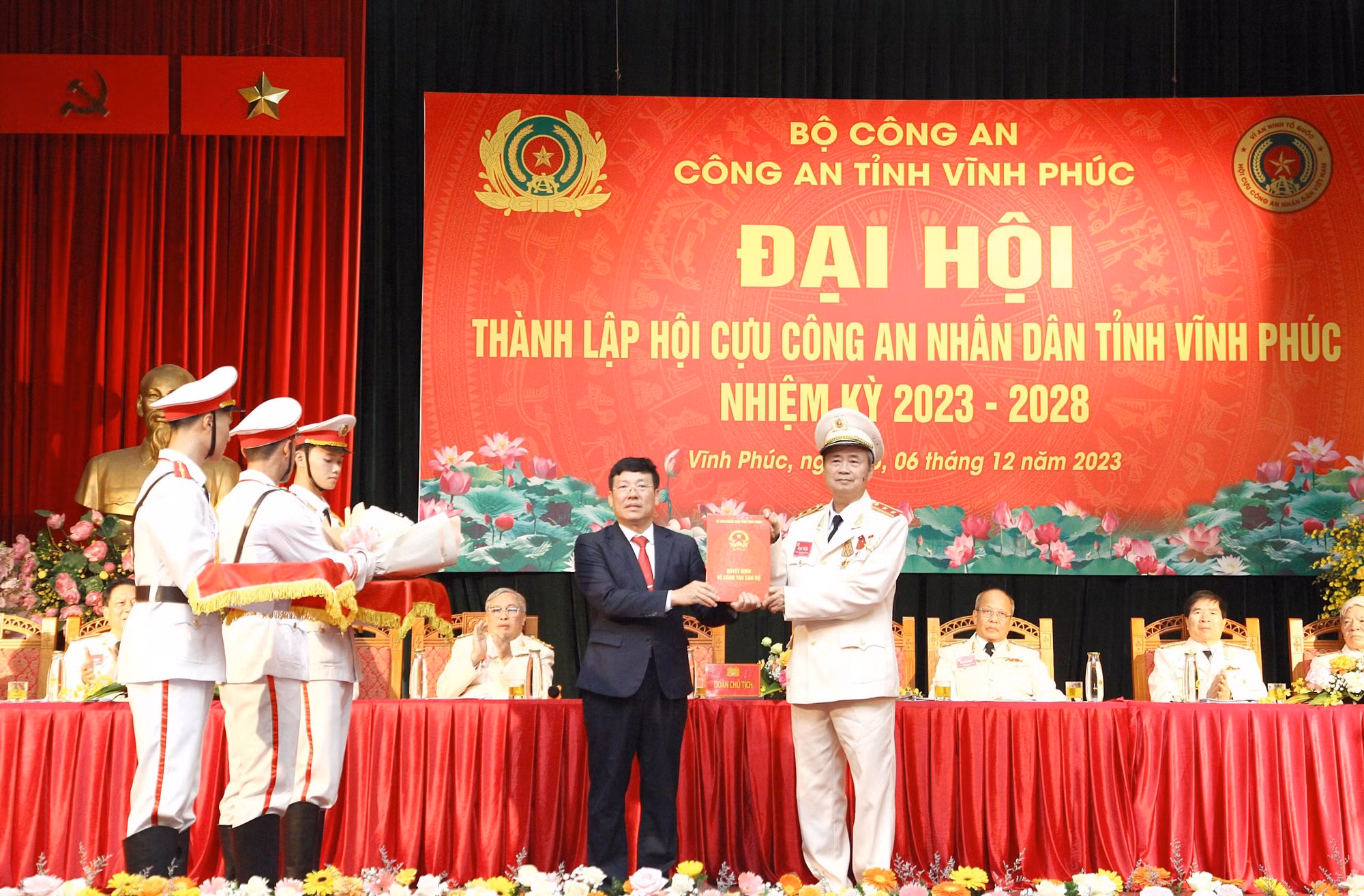 Đại hội thành lập Hội Cựu CAND tỉnh Vĩnh Phúc -0