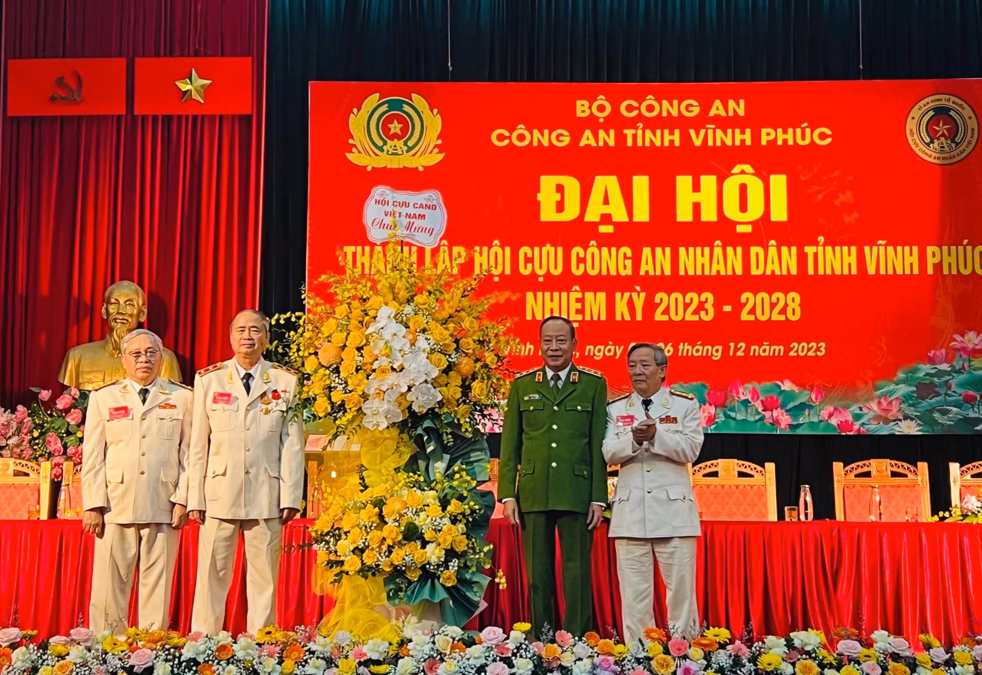 Đại hội thành lập Hội Cựu CAND tỉnh Vĩnh Phúc -0