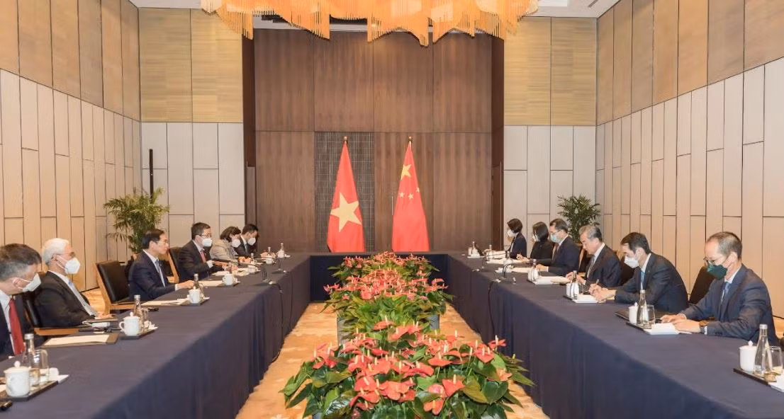 Bộ trưởng Ngoại giao Bùi Thanh Sơn hội đàm với Ủy viên Quốc vụ, Bộ trưởng Ngoại giao Trung Quốc Vương Nghị -0