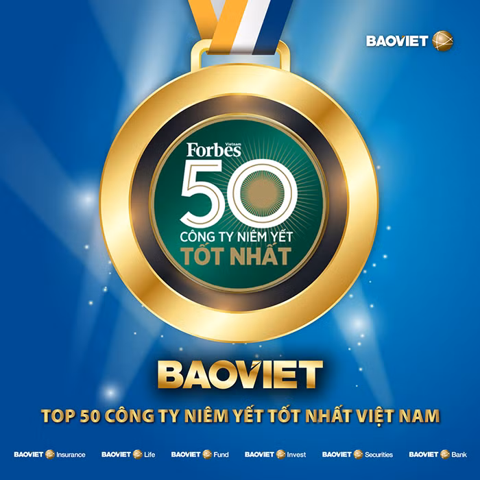 Bảo Việt - đại diện duy nhất ngành bảo hiểm trong Top 50 công ty niêm yết tốt nhất Việt Nam -0