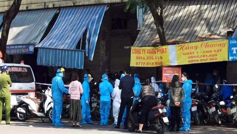 Hải Phòng phong tỏa chợ Sắt sau khi phát hiện gần 80 ca F0 -0