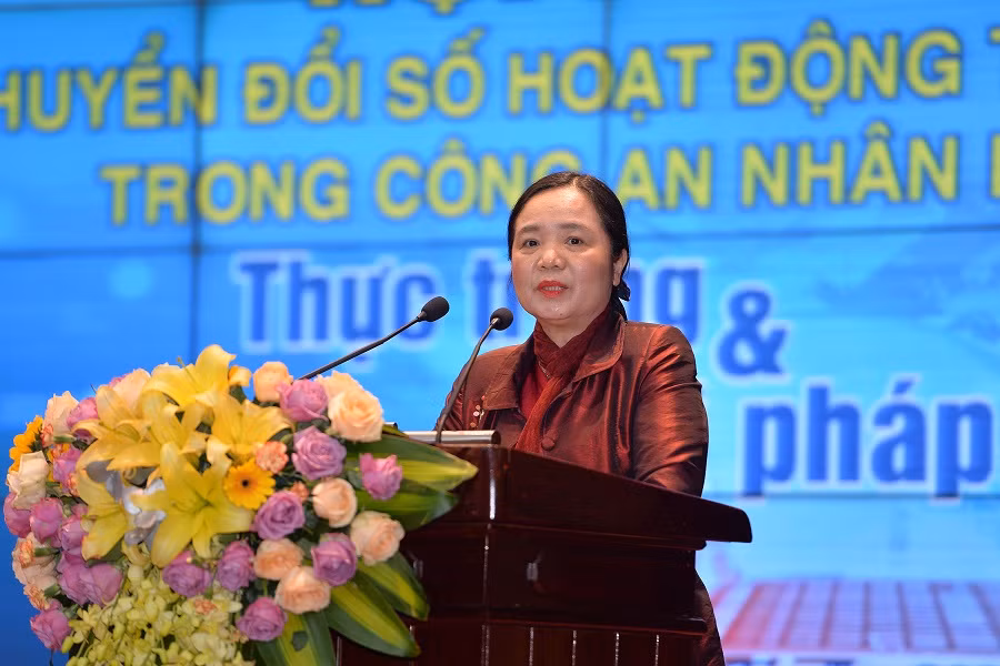 Hội thảo khoa học về chuyển đổi số hoạt động thư viện trong CAND -0