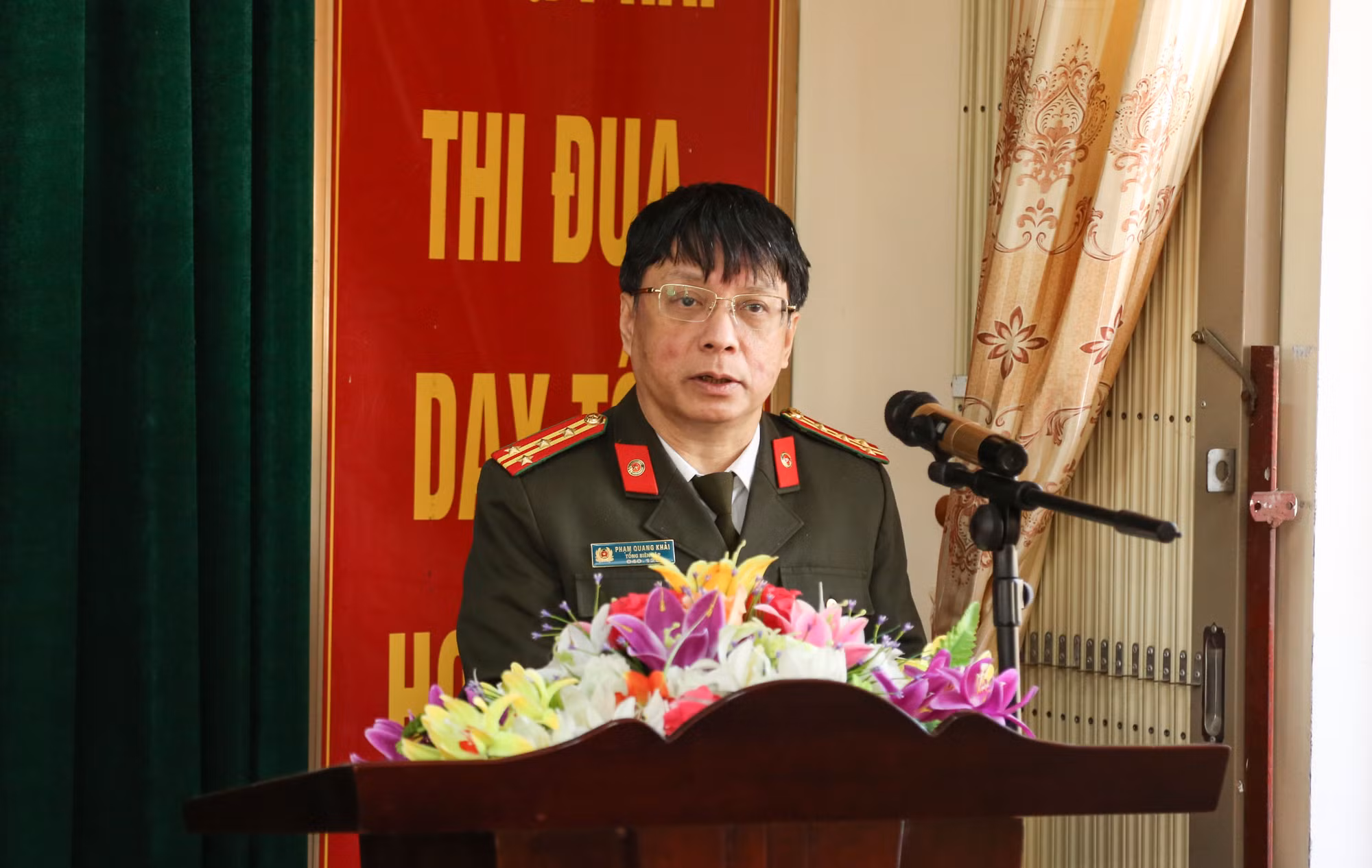 Đoàn đại biểu Báo CAND dâng hương, báo công tại Khu Di tích Kim Liên -0