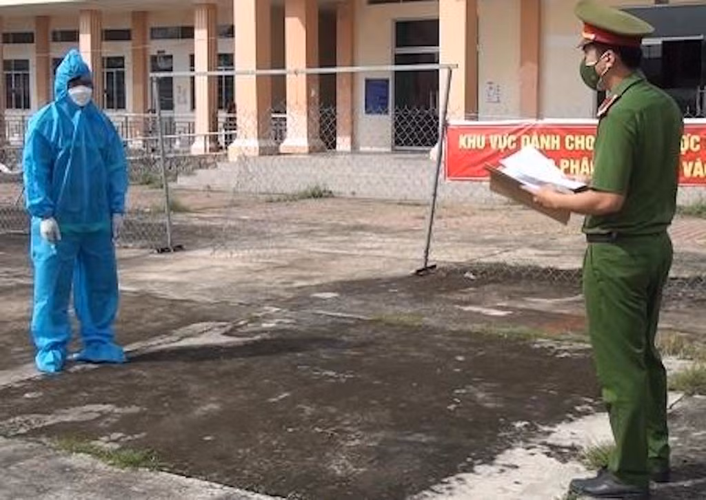 Nam thanh niên đột nhập vào khu vực điều trị F0 để trộm tài sản -0