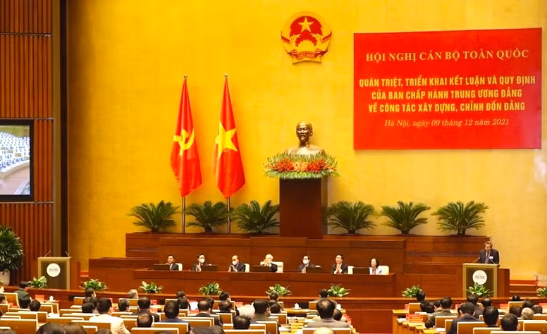 Khai mạc Hội nghị cán bộ toàn quốc về công tác xây dựng, chỉnh đốn Đảng -0