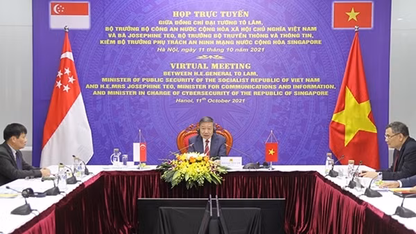Việt Nam – Singapore đẩy mạnh hợp tác trong lĩnh vực an ninh mạng
