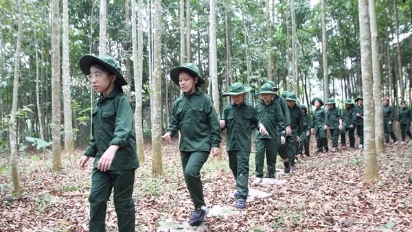Thú vị và bổ ích với trại hè quân đội ở Công viên Di sản các nhà khoa học