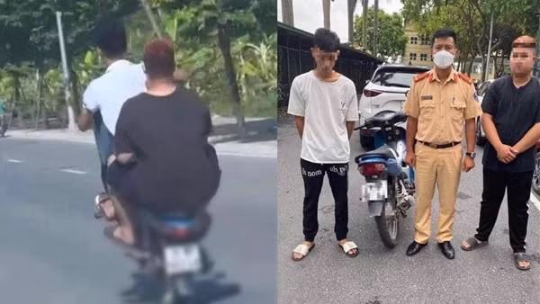 Bị xử phạt do khoe&nbsp;chiến tích bốc đầu xe máy