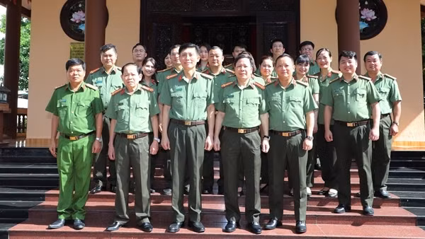 Cụm thi đua số 1 sơ kết phong trào thi đua “Vì an ninh Tổ quốc”
