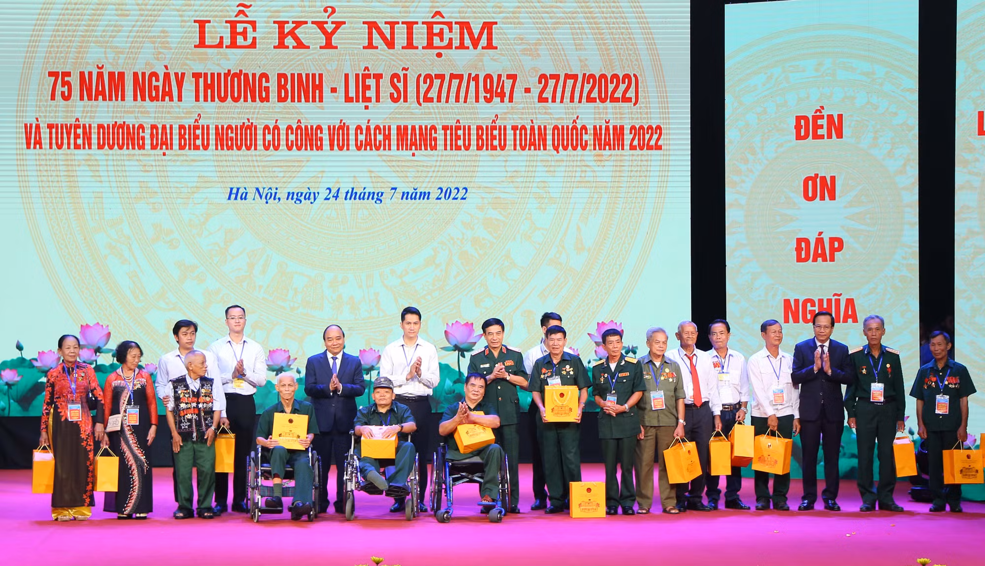 Trọng thể kỷ niệm 75 năm Ngày Thương binh – Liệt sĩ -0