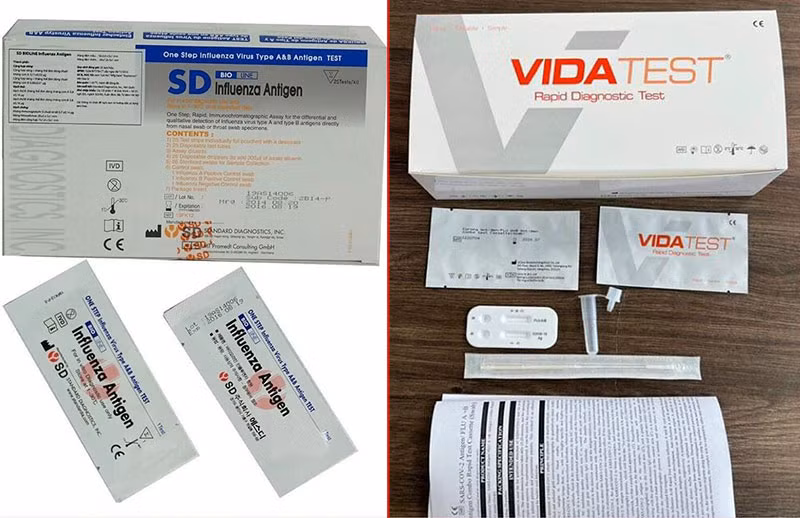 Loạn giá kit test, thuốc điều trị cúm A -0