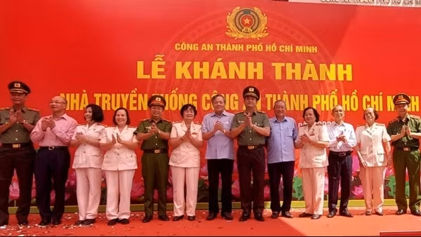 Khánh thành Nhà truyền thống Công an TP Hồ Chí Minh