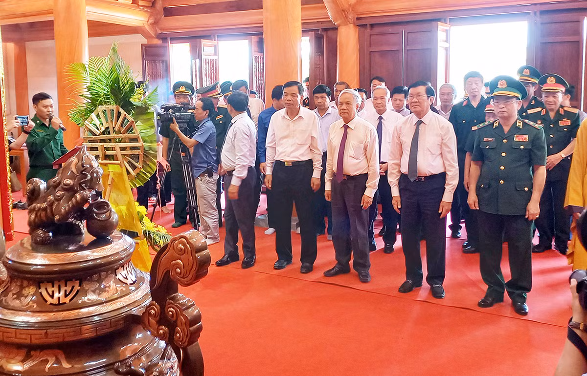 Khánh thành Đền tưởng niệm các Anh hùng liệt sĩ Trường Sơn -0