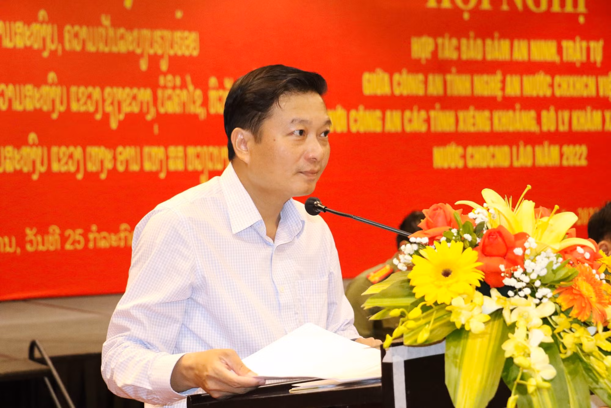Hợp tác bảo đảm ANTT giữa Công an Nghệ An với Công an 3 tỉnh nước bạn Lào -0