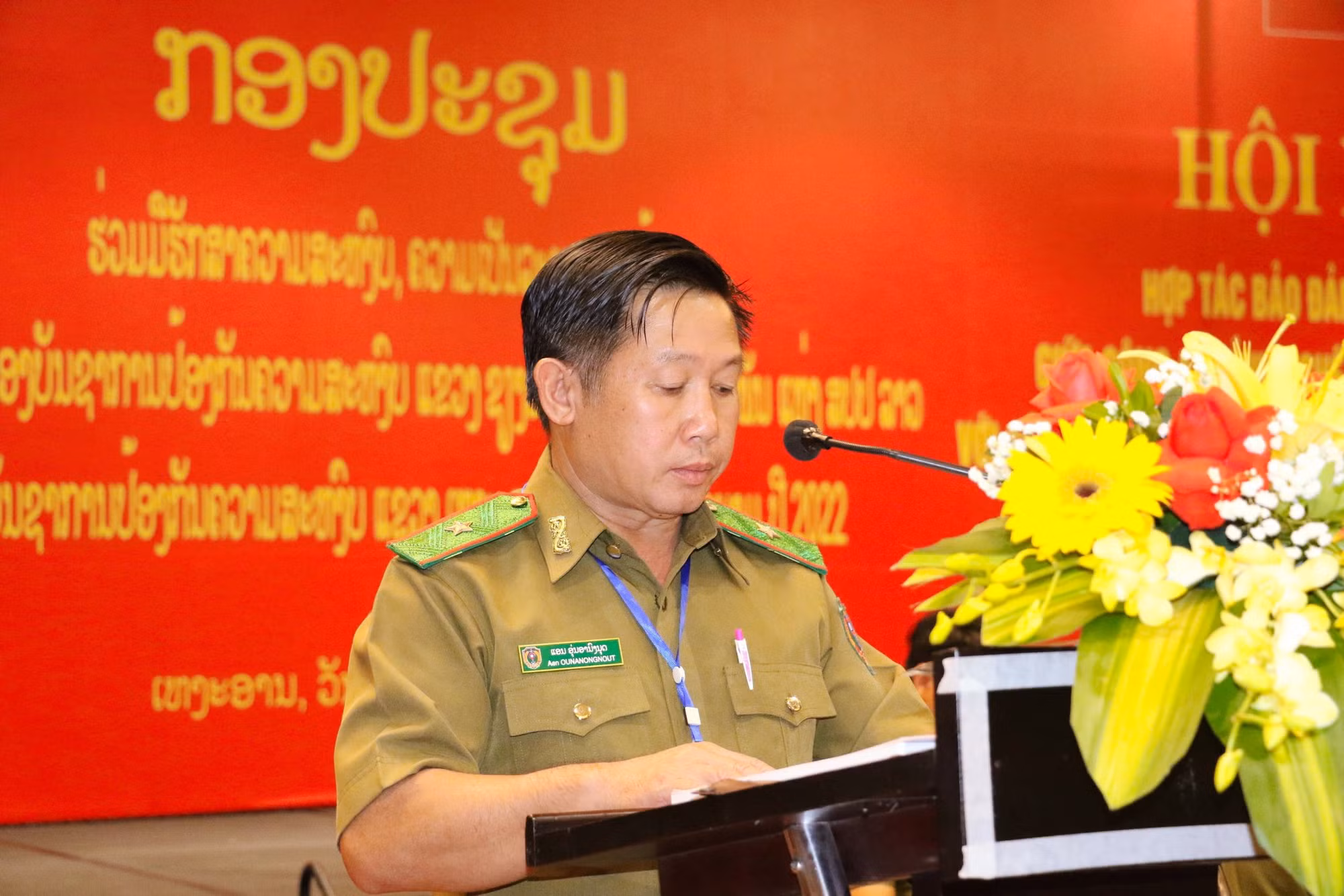 Hợp tác bảo đảm ANTT giữa Công an Nghệ An với Công an 3 tỉnh nước bạn Lào -0