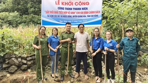 Tuổi trẻ Công an tỉnh Cao Bằng tổ chức nhiều hoạt động tri ân
