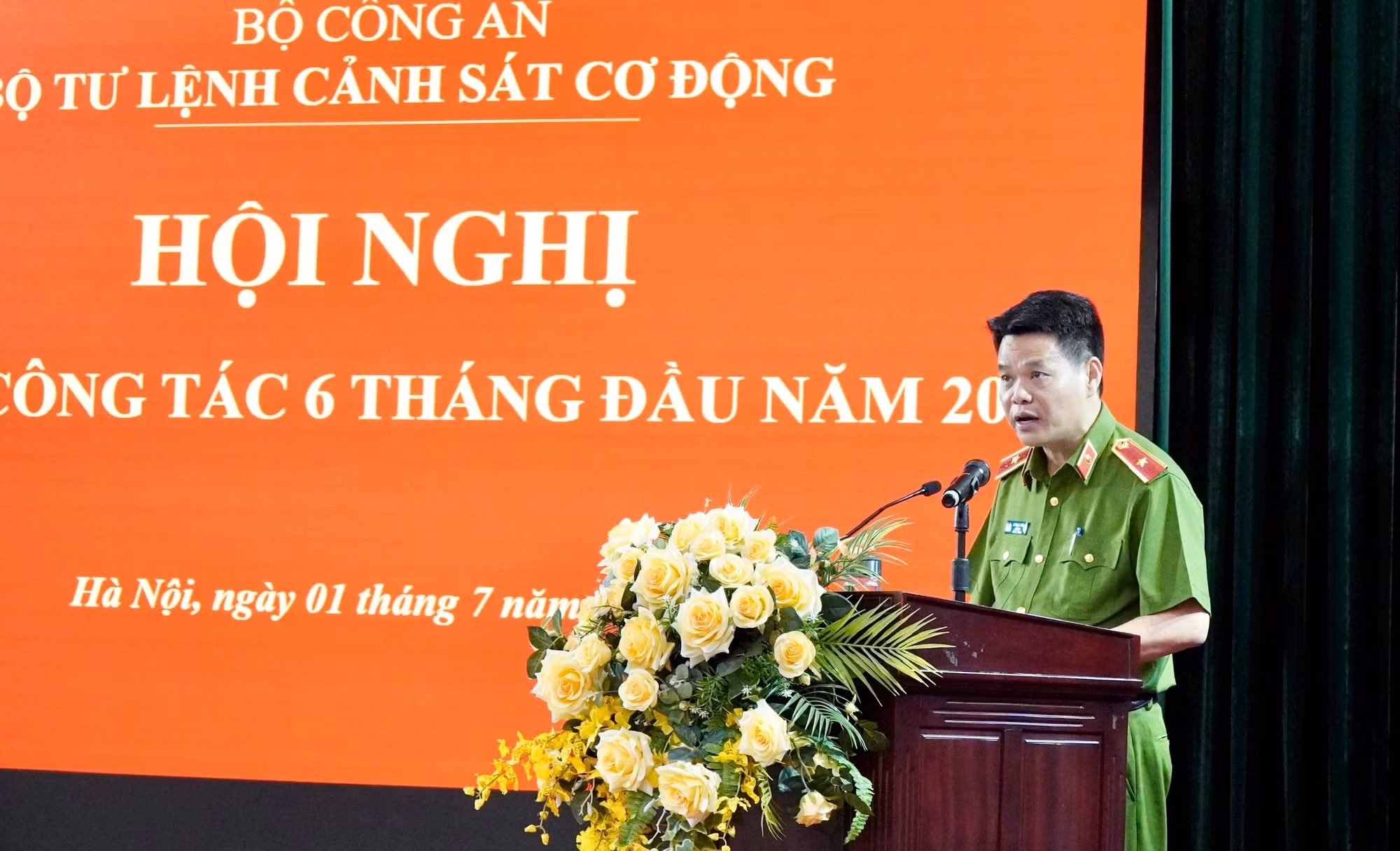 Bộ Tư lệnh Cảnh sát cơ động sơ kết 6 tháng đầu năm 2022 -0