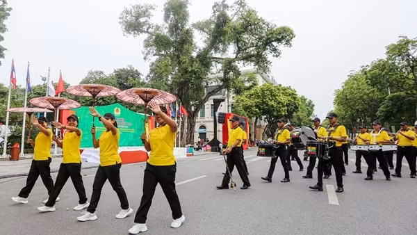 Tưng bừng khai mạc Nhạc hội Cảnh sát các nước ASEAN+ 2022 ảnh 10