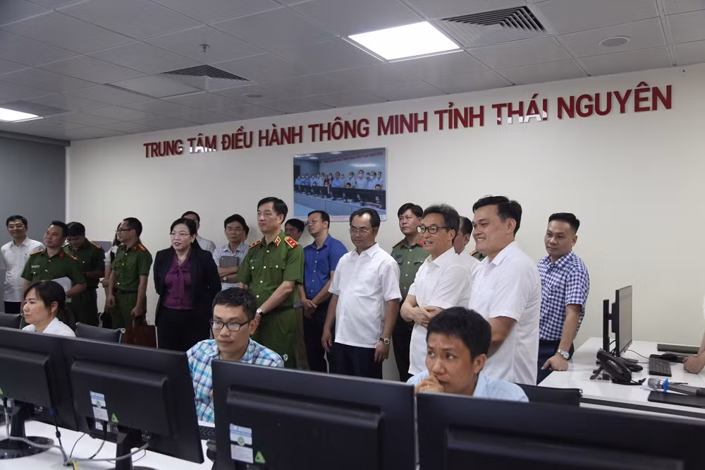 Phó Thủ tướng Chính phủ kiểm tra kết quả thực hiện Đề án 06 tại tỉnh Thái Nguyên -0