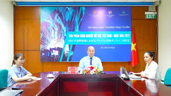 Giao thương trực tuyến sản phẩm công nghiệp hỗ trợ Việt Nam - Nhật Bản