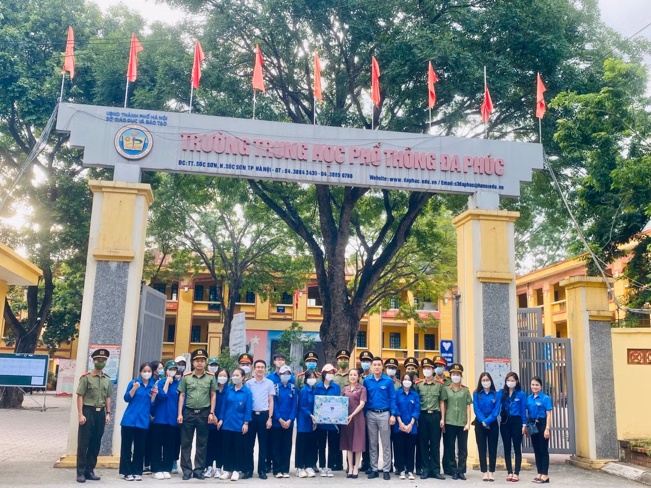 Tuổi trẻ Học viện Chính trị CAND tiếp sức mùa thi năm 2022 -0