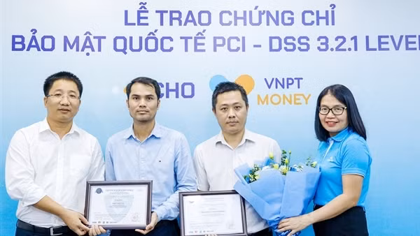 VNPT Money nhận chứng chỉ bảo mật PCI-DSS cấp độ cao nhất