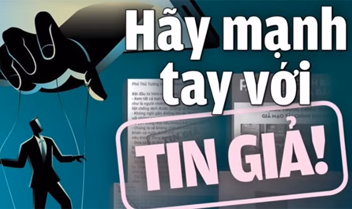 Đừng biến mình và người khác thành nạn nhân tin giả trên không gian mạng -0