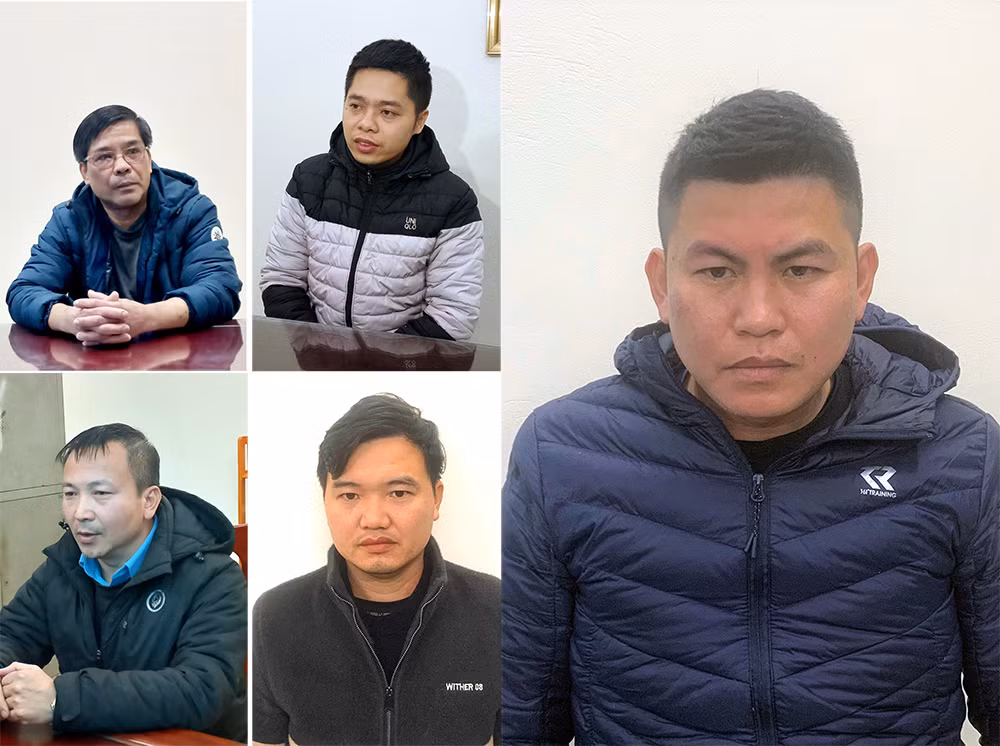 Tạm giữ 5 người tại trung tâm đăng kiểm phương tiện xe cơ giới đường bộ 18-02D -0