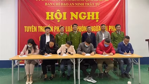 Đẩy mạnh tuyên truyền “kéo giảm” tội phạm