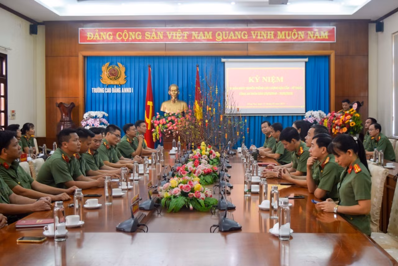 Trường Cao đẳng ANND I gặp mặt kỷ niệm 75 năm Ngày truyền thống lực lượng Hậu cần-Kỹ thuật CAND -0