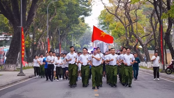 Công an Thừa Thiên Huế phát động Ngày chạy Olympic vì sức khỏe toàn dân