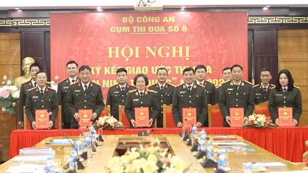 Cụm thi đua số 8 thực hiện hiệu quả phong trào thi đua “Vì an ninh Tổ quốc”