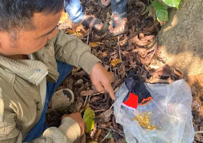Trộm 5,4 cây vàng đem chôn trong vườn cà phê -0