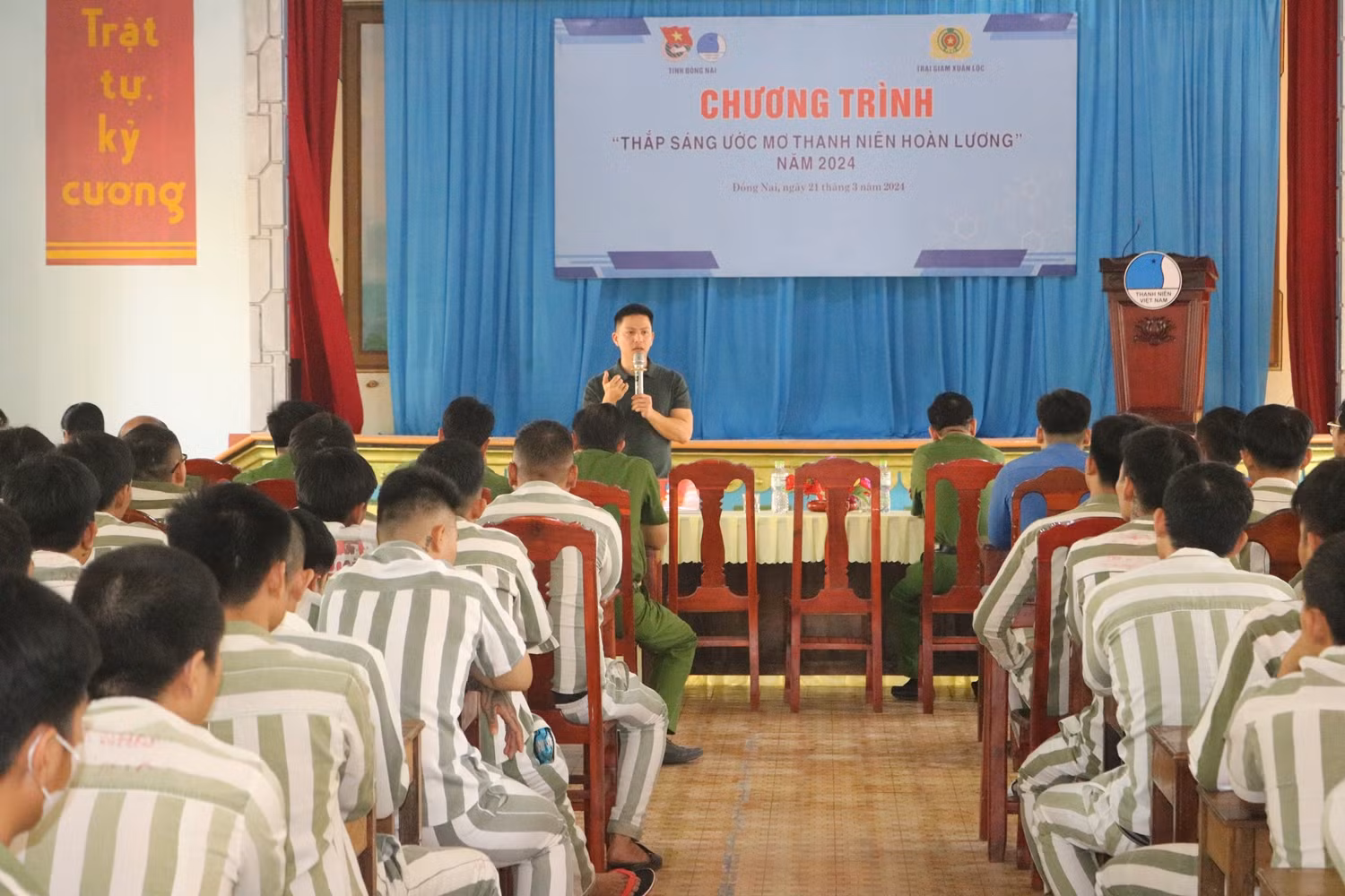 Trại giam Xuân Lộc giao lưu thắp sáng ước mơ thanh niên hoàn lương năm 2024 -0