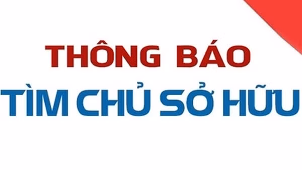 Truy tìm chủ sở hữu xe môtô