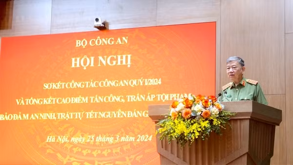 Kéo giảm thực chất 5% tội phạm về trật tự xã hội