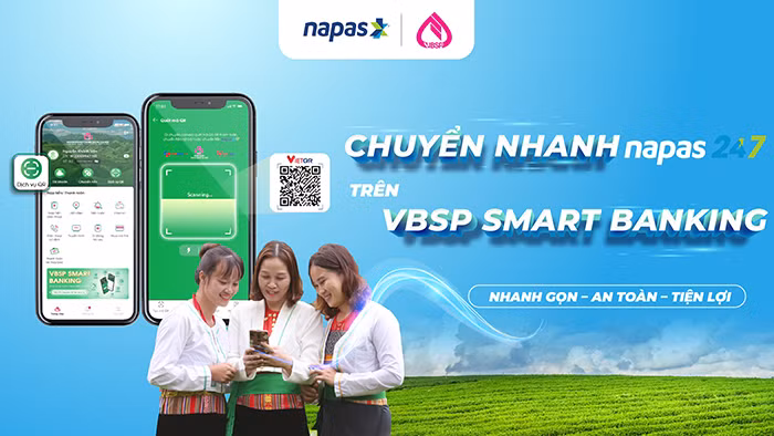Ngân hàng Chính sách xã hội hợp tác Napas: Thúc đẩy thanh toán không dùng tiền mặt tại nông nông, vùng sâu, vùng xa -0