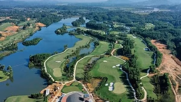 Nhiều vi phạm tại dự án sân golf Ngôi Sao Yên Bái